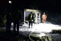 Feuer Hinterhof Garagen Koeln Hoehenberg Olpenerstr P052